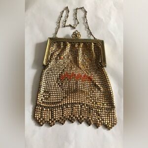 Vintage 1920’s mesh metal purse bag